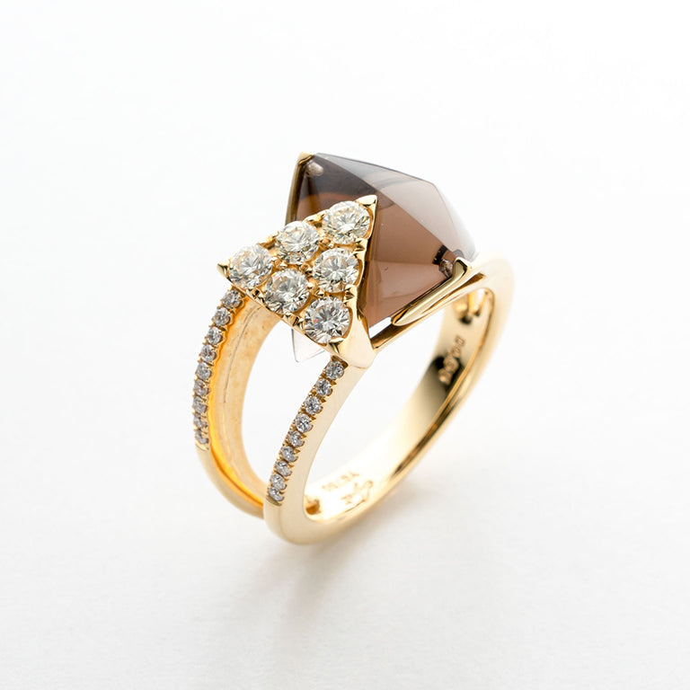 1321 Cosmic Brown  ring